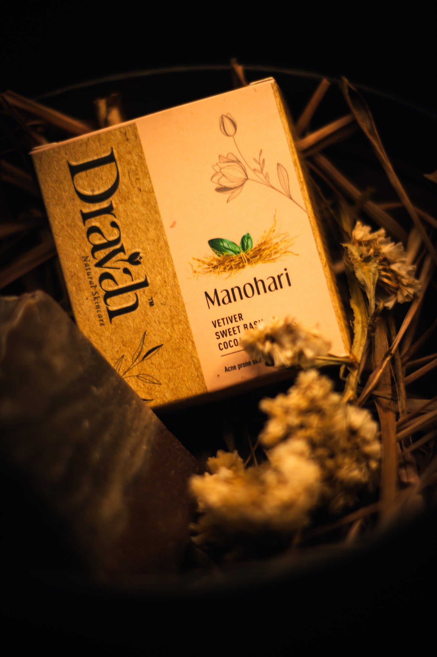 Manohari - Vetiver, Sweet Basil & Kokum Butter Soap.