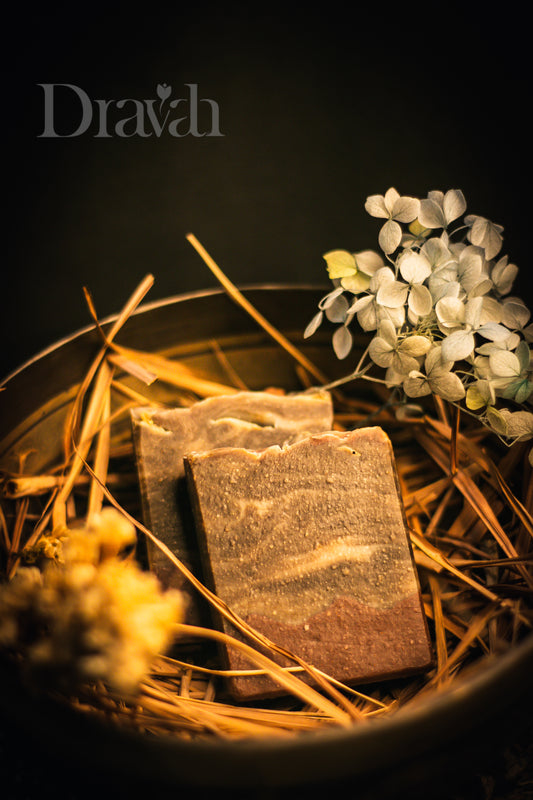 Manohari - Vetiver, Sweet Basil & Kokum Butter Soap.
